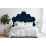Polsterpaneel Magic Velvet Granatblau